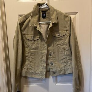 GAP Women's Khaki Corduroy Jacket